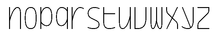 DinaChaumont DisplayExtraLight Font LOWERCASE