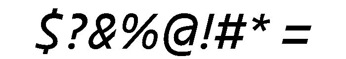 DinaChaumont TextItalic Font OTHER CHARS
