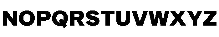 DioramaGothic Black Font UPPERCASE
