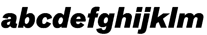 DioramaGothic BlackItalic FONT