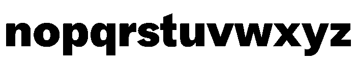 DioramaGothic Black Font LOWERCASE