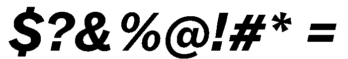DioramaGothic BoldItalic Font OTHER CHARS
