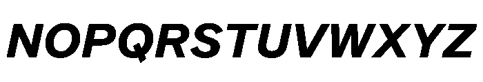 DioramaGothic BoldItalic Font UPPERCASE