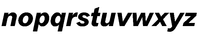 DioramaGothic BoldItalic Font LOWERCASE