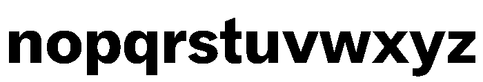 DioramaGothic Bold Font LOWERCASE