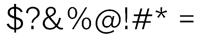 DioramaGothic Light Font OTHER CHARS