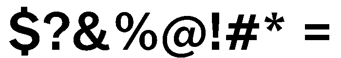 DioramaGothic Medium Font OTHER CHARS