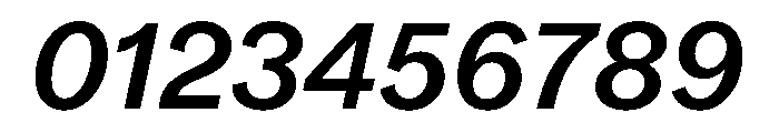 DioramaGothic MediumItalic Font OTHER CHARS