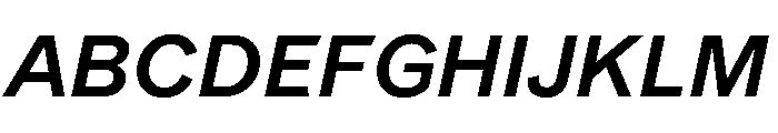 DioramaGothic MediumItalic Font UPPERCASE