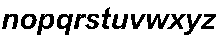 DioramaGothic MediumItalic Font LOWERCASE