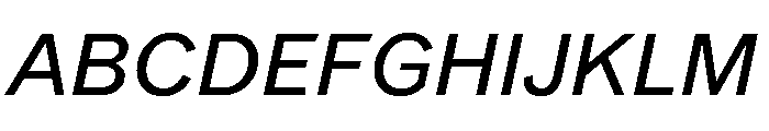 DioramaGothic RegularItalic Font UPPERCASE