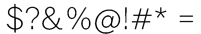 DioramaGothic Thin Font OTHER CHARS