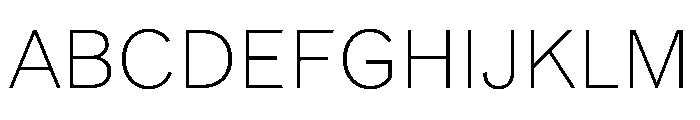 DioramaGothic Thin Font UPPERCASE