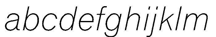 DioramaGothic ThinItalic FONT