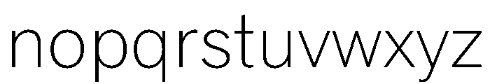 DioramaGothic Thin Font LOWERCASE