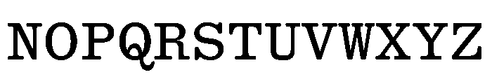 DiplomatMonoST Regular Font UPPERCASE