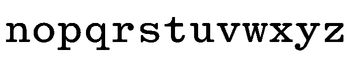 DiplomatMonoST Regular Font LOWERCASE