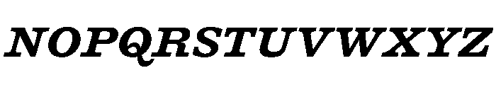 DiplomatST BoldItalic Font UPPERCASE