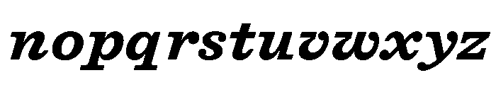 DiplomatST BoldItalic Font LOWERCASE