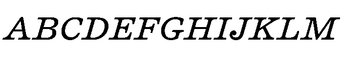 DiplomatST Italic Font UPPERCASE