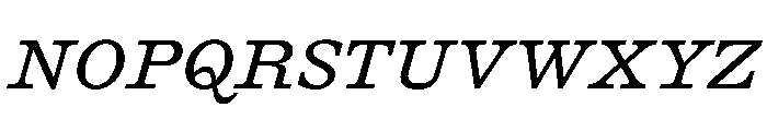 DiplomatST Italic Font UPPERCASE