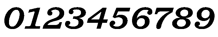 DiplomatST MediumItalic Font OTHER CHARS