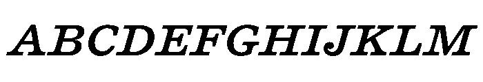 DiplomatST MediumItalic Font UPPERCASE