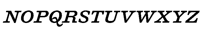 DiplomatST MediumItalic Font UPPERCASE