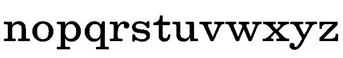 DiplomatST Regular Font LOWERCASE