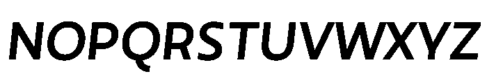 Direct BoldItalic Font UPPERCASE
