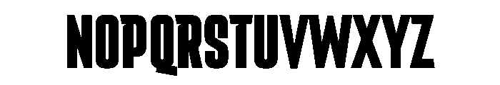 Ditch Base Font UPPERCASE