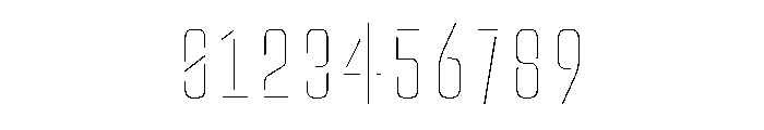 Ditch Core Font OTHER CHARS