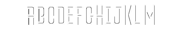 Ditch Core Font UPPERCASE