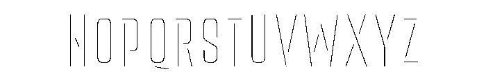 Ditch Core Font UPPERCASE