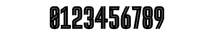 Ditch Inline Font OTHER CHARS