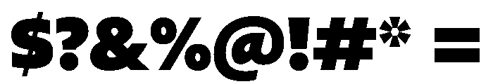 Diverse ABlack Font OTHER CHARS