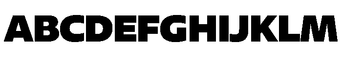 Diverse ABlack Font UPPERCASE