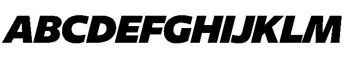 Diverse ABlackItalic Font UPPERCASE