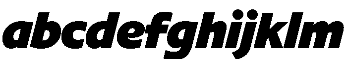 Diverse ABlackItalic FONT
