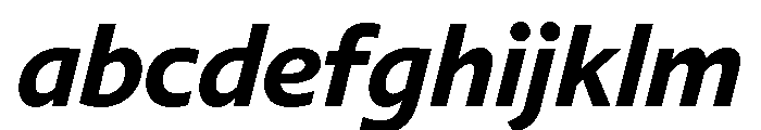 Diverse ABoldItalic FONT