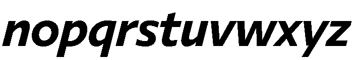 Diverse ABoldItalic Font LOWERCASE