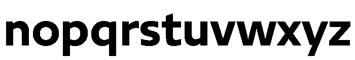 Diverse ABold Font LOWERCASE