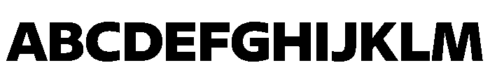 Diverse AExtraBold Font UPPERCASE