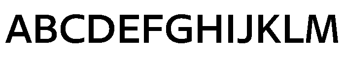 Diverse AMedium Font UPPERCASE