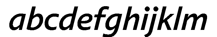 Diverse AMediumItalic FONT