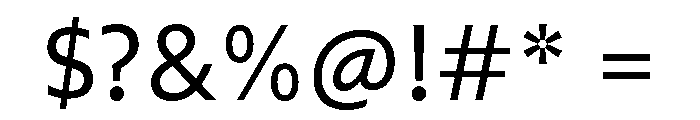 Diverse ARegular Font OTHER CHARS