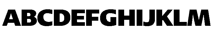 Diverse BBlack Font UPPERCASE