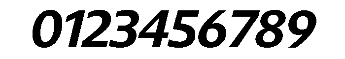 Diverse BBoldItalic Font OTHER CHARS
