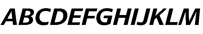 Diverse BBoldItalic Font UPPERCASE