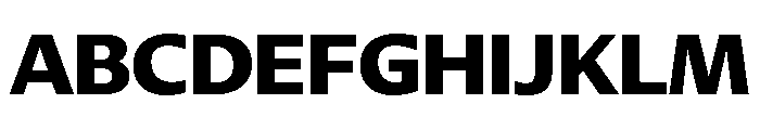 Diverse BExtraBold Font UPPERCASE